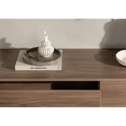 Frihamn væghængt TV bord 160x45 - Valnød