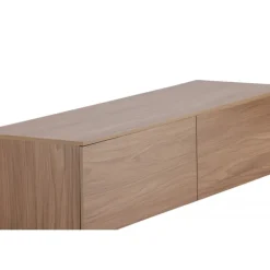 Frihamn væghængt TV bord 160x45 - Valnød