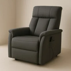 Fuglsang II El betjent løftestol med 2 motore - Antracit Stof