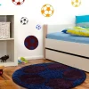 Fun 6001 Rundt børnetæppe - Blå