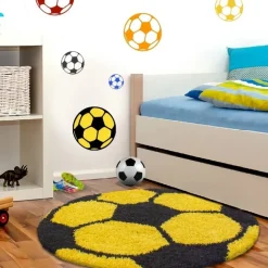 Fun 6001 Rundt børnetæppe - Gul