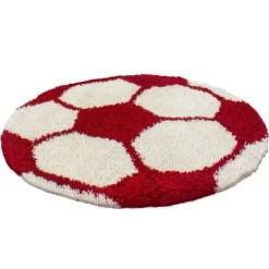 Fun 6001 Rundt børnetæppe - Rød