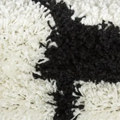 Fun 6001 Rundt børnetæppe - Sort