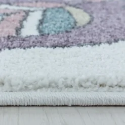 Funny Rund Børnetæppe Bjørn - Gul