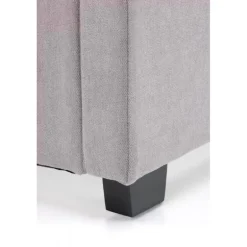 GABRIELLA 160x200cm seng med skuffe - LyseGrå