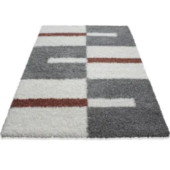 Gala Shaggy tæppe Ternet - Terra