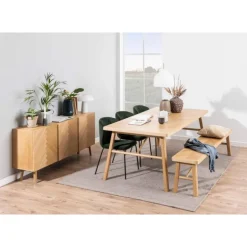 Galway bænk naturlig eg