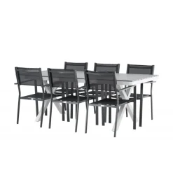 Garcia Loungesæt - Havemøbelsæt - Sort,Grå