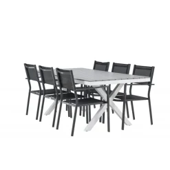 Garcia Loungesæt - Havemøbelsæt - Sort,Grå