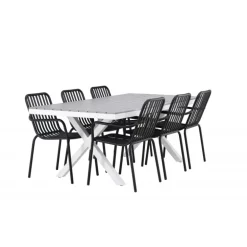 Garcia Loungesæt - Havemøbelsæt - Sort,Grå