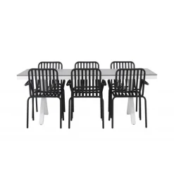 Garcia Loungesæt - Havemøbelsæt - Sort,Grå