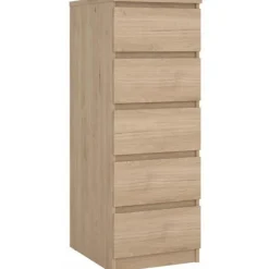 Garda kommode 5 skuffer - Jackson Hickory
