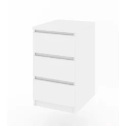 Garda kommode smal - Hvid Højglans