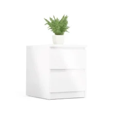 Garda natbord - Hvid Højglans