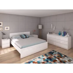 Garda natbord - Hvid Højglans