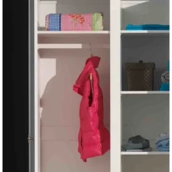 Garderobestang til klædeskab – Robin, hvid