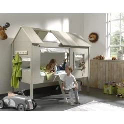 Gardiner til sengehus – Charlotte, beige