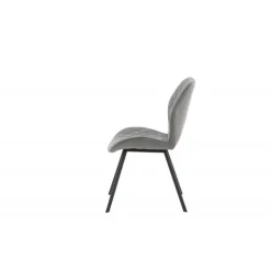 Gemma Spisebordsstol - Sort og Grå