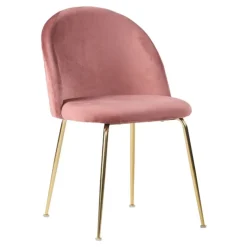 Geneve Spisebordsstol Rosa Velour