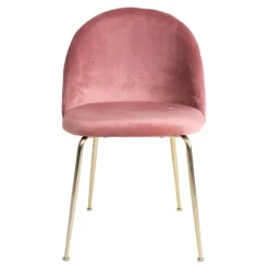 Geneve Spisebordsstol Rosa Velour