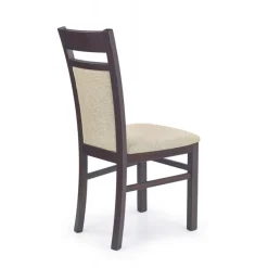 GERARD2 Spisebordsstol mørk Valnød / Torent Beige