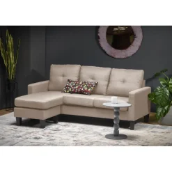 GERSON sofa med osmannisk, - Beige