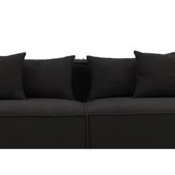 Gillholmen 3 personers Sofa - Sort og Mørkegrå