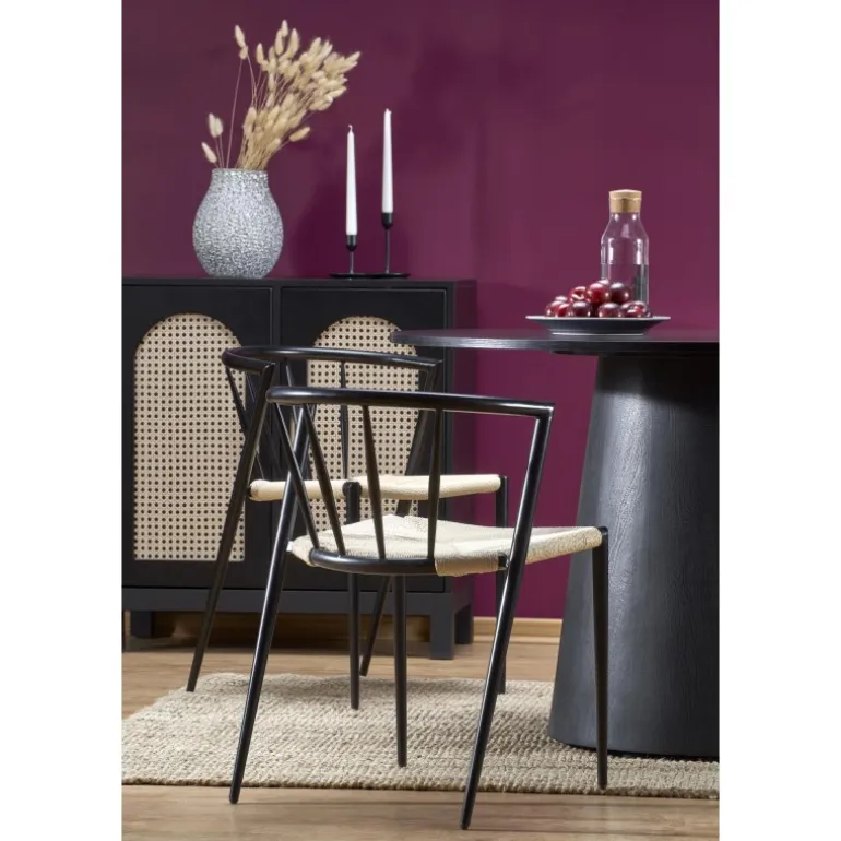 GINTER Rundt Bord, Sort