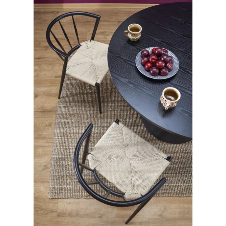 GINTER Rundt Bord, Sort