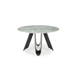 GIOVANI Rundt Bord, Grøn Marmor / Sort