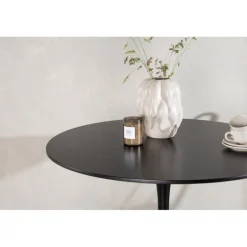 Glade Rundt spisebord Ø100 - Sort