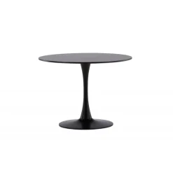 Glade Rundt spisebord Ø100 - Sort