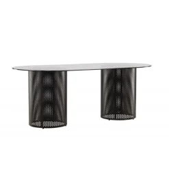 Glasgow x Josefin Lustig Ovalt spisebord - Sort