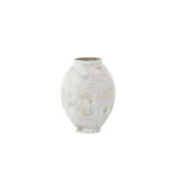 Globe Vase - Beige og Brun