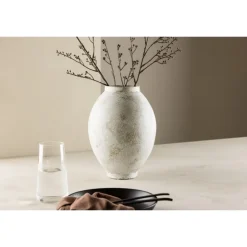 Globe Vase - Beige og Brun
