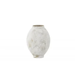 Globe Vase - Beige og Brun