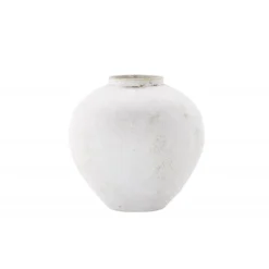 Globe Vase - Beige og Brun