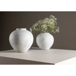 Globe Vase - Beige og Brun