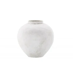 Globe Vase - Beige og Brun
