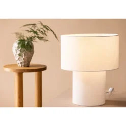 Globia Bordlampe - Beige