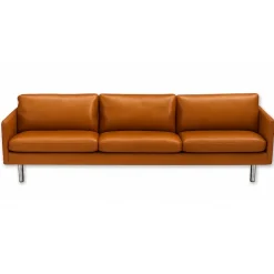 Glostrup 3 pers lædersofa