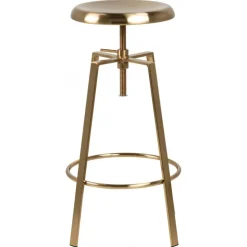 Goose barstol guldfarvet metal