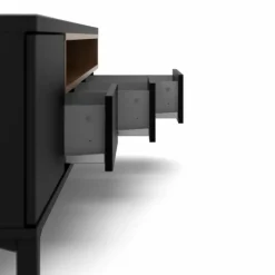 Gotland tv-bord - Sort/Valnød