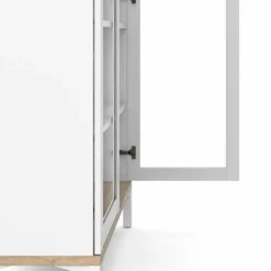 Gotland vitrine - Hvid/Eg