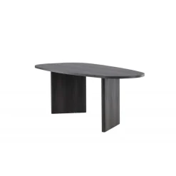 Gronvik Ovalt spisebord 220x100cm - Sort