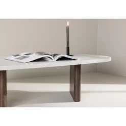 Gronvik Sofabord - Lysegrå og Mocca