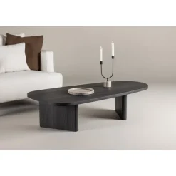 Gronvik Sofabord 130 x 65cm- Sort