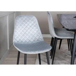 Guld t Spisebordssæt - Sort og Grå