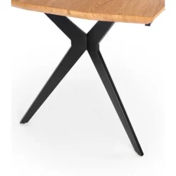 GUSTAVO bord gylden eg/Sort