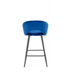H96 Barstol, - mørkeblå